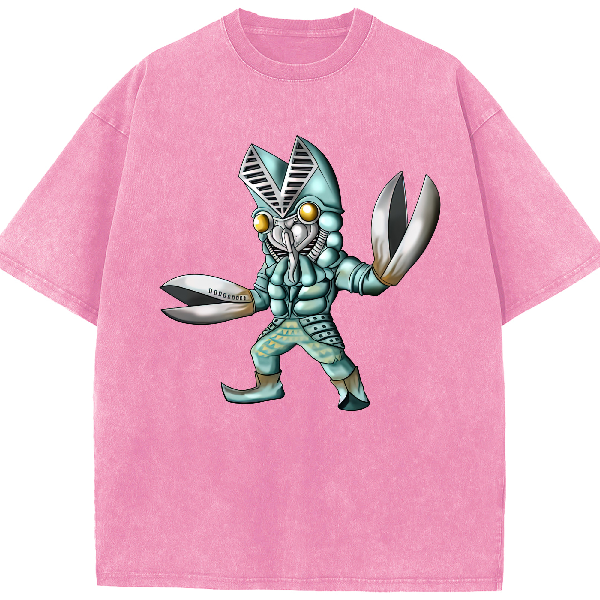 （画像用） ウルトラマン Ultraman 綿100% ヴィンテージ風 半袖Tシャツ（フロントプリント）
